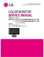 LG L204WS Service Manual предпросмотр