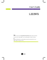 LG L222WS-BN User Manual предпросмотр