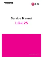 Preview for 1 page of LG L25 Service Manual