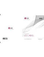 Preview for 1 page of LG L40G User Manual