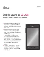 Preview for 73 page of LG L40G User Manual