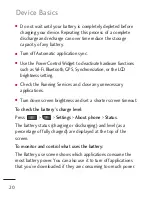 Preview for 22 page of LG L45C User Manual