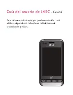 Preview for 259 page of LG L45C User Manual