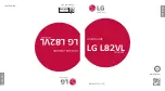 Preview for 1 page of LG L82VL User Manual