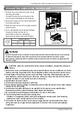 Preview for 21 page of LG L8UC100BFA0 Installation Manual