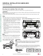 Preview for 20 page of LG LA090HYV3 Installation Manual