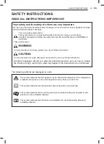 Preview for 3 page of LG LA100EL Owner'S Manual