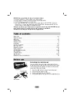 Предварительный просмотр 4 страницы LG LAC7700 Owner'S Manual