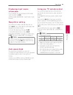 Preview for 63 page of LG LAC850M Owner'S Manual