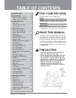 Preview for 3 page of LG LAN125HV Owner'S Manual