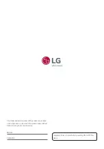 Предварительный просмотр 27 страницы LG LAP015EL6B Owner'S Manual