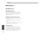 Preview for 20 page of LG LAS160B Owner'S Manual