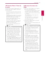 Preview for 17 page of LG LAS650M Owner'S Manual