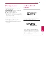 Preview for 59 page of LG LAS650M Owner'S Manual