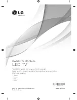 LG LB49 Series Owner'S Manual предпросмотр