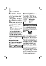 Preview for 2 page of LG LB504L User Manual