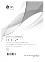 LG LB55 Owner'S Manual предпросмотр