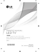 LG LB58 Owner'S Manual preview