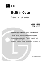 LG LB621100S Operating Instructions Manual preview