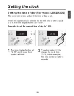 Предварительный просмотр 23 страницы LG LB632100S Operating Instructions Manual