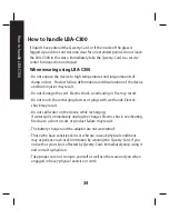 Предварительный просмотр 36 страницы LG LBA-C300 User Manual