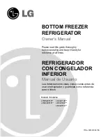 LG LBC20514TT - Titanium 19.7 cu. ft. Bottom Freezer Refrigerator LBC20514 Manual De Usuario предпросмотр