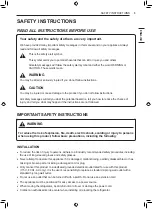 Preview for 3 page of LG LBNC10551V Owner'S Manual