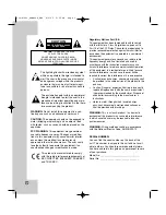 Preview for 2 page of LG LCC-K1000 Owner'S Manual