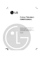 Предварительный просмотр 1 страницы LG LCD Colour Television Owner'S Manual