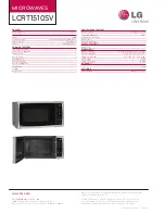 Preview for 2 page of LG LCRT1510SV Specifications