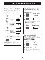 Preview for 12 page of LG LCS0712ST Owner'S Manual