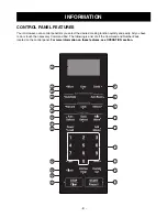 Предварительный просмотр 8 страницы LG LCSC1513ST Owner'S Manual & Cooking Manual