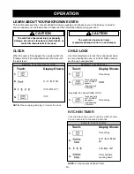 Предварительный просмотр 14 страницы LG LCSC1513ST Owner'S Manual & Cooking Manual