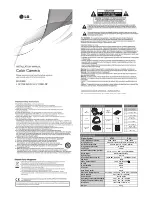 Preview for 1 page of LG LCV1100R-DP Installation Manual