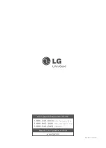 Предварительный просмотр 40 страницы LG LCV800 Owner'S Manual