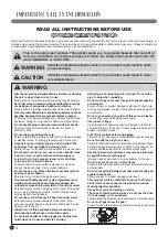 Предварительный просмотр 4 страницы LG LCV900B Owner'S Manual