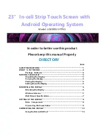 Preview for 1 page of LG LD230EKS-FPN1 Manual