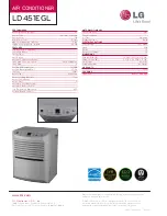 Preview for 2 page of LG LD451EGL Specification