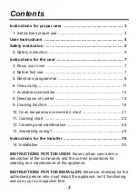 Preview for 2 page of LG LD61105SS Installation And Operating Instructions Manual