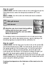 Preview for 17 page of LG LD61105SS Installation And Operating Instructions Manual