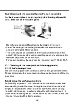 Preview for 25 page of LG LD61105SS Installation And Operating Instructions Manual