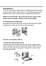 Preview for 27 page of LG LD61105SS Installation And Operating Instructions Manual