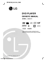 Предварительный просмотр 1 страницы LG LDA-511 - Progressive Scan DVD Video Owner'S Manual