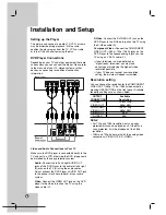 Предварительный просмотр 10 страницы LG LDA-511 - Progressive Scan DVD Video Owner'S Manual