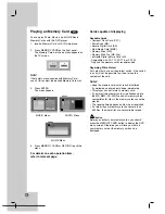 Предварительный просмотр 22 страницы LG LDA-511 - Progressive Scan DVD Video Owner'S Manual