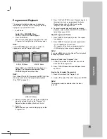 Предварительный просмотр 25 страницы LG LDA-511 - Progressive Scan DVD Video Owner'S Manual