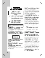 Предварительный просмотр 2 страницы LG LDA-730 Owner'S Manual