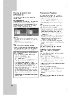 Preview for 20 page of LG LDA-731 Owner'S Manual