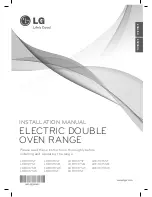 Предварительный просмотр 1 страницы LG LDE3011ST Installation Manual