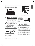 Предварительный просмотр 11 страницы LG LDE3011ST Installation Manual